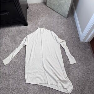 Asymmetrical Turtleneck Sweater